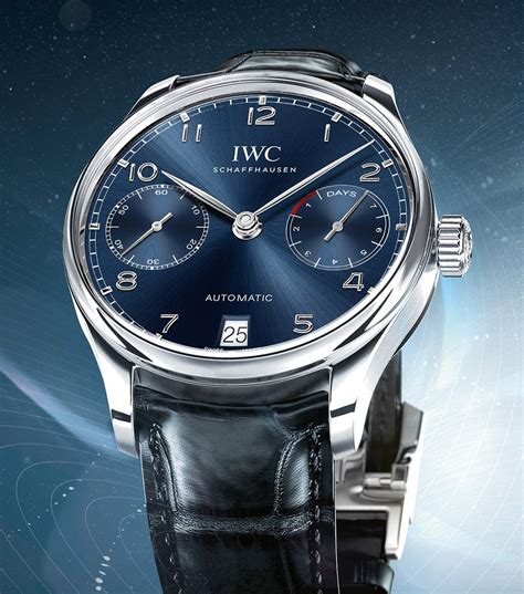 iwc portugieser automatic blue dial|iwc portugal automatic 40.